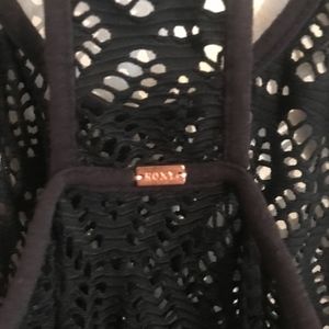 Roxy Dresses - Roxy Black Lace Swim Cover Up Dress Roxy Dresses - Roxy Black Lace Swim Cover Up Dress
